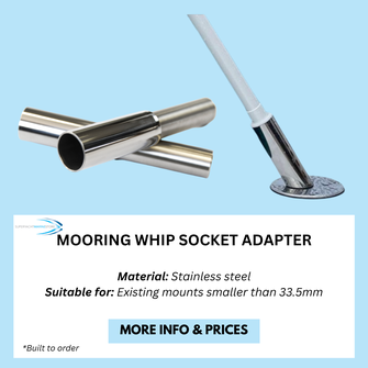 mooring whip socket adapter