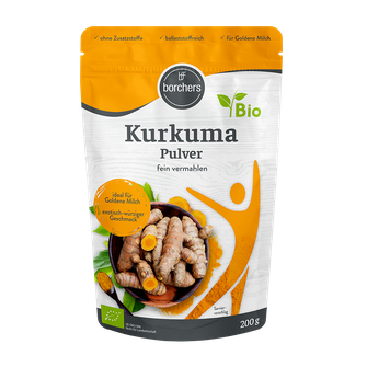 borchers Kurkuma Pulver bio 200 g im Standbeutel