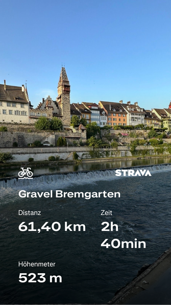 Längere Gravelrunde nach Bremgarten
