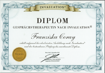Diplom Gesprächstherapeutin nach Invaluation