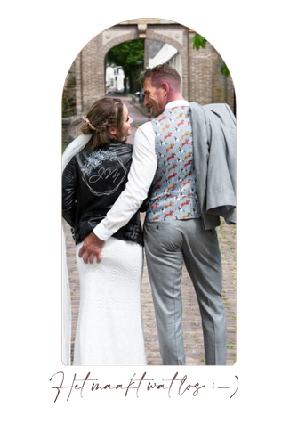 sexy jasje bruid stoer en vrouwelijk jacket