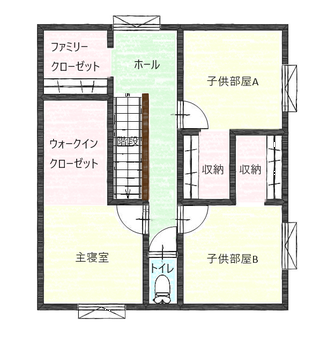 間取り図　2階