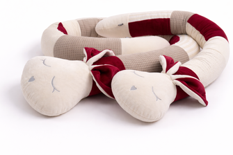 Bettschlange Hase Heidi Plüschtier Kinder online kaufen www.canenya.de Kinderladen Canenya Hamburg personalisiertes Geschenk Mädchen