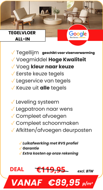 Tegelvloer All-In pakket