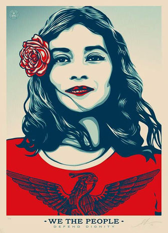 Shepard Fairey Defend Dignity