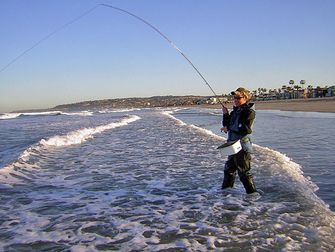 Fly Fishing surf perch San Diego