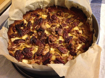 Pekannuss-Tarte mit Ahornsirup