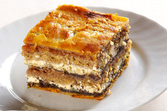 Prekmurska gibanica, slowenischer Schichtkuchen