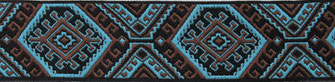 Marrakesch türkisbraun Breite 24mm