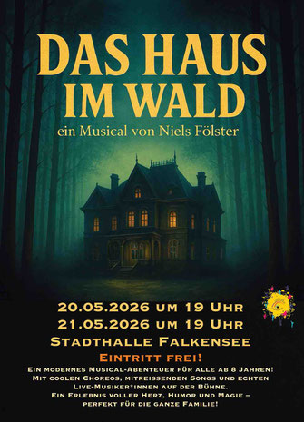 Plakat für die neuen Aufführungen in 2026 von Das Haus im Wald