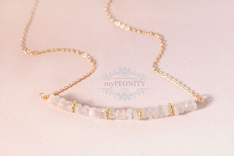 Moonstone Mondstein Kette 