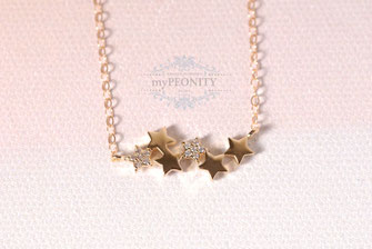Sternenstaub Sterne mit Zirkonia Kette