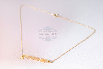 Citrin Reihe Edelstein Halskette