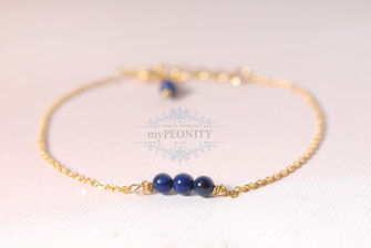 lapislazuli armband vier perlen