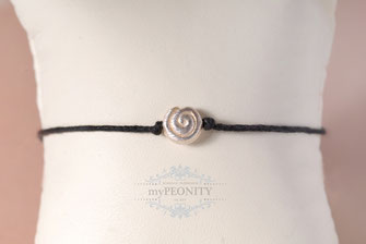 spirale schnecke silber freundschaftsband friends