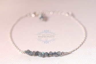 labradorit armband sterlingsilber