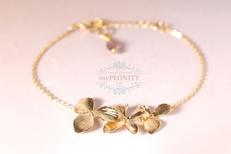 blüten kaskade romantisches armband 