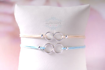 Sterlingsilber Infinity Freundschaftsband