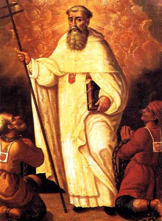 san Pietro Nolasco, fondatore dell'Ordine della Madonna della Mercede