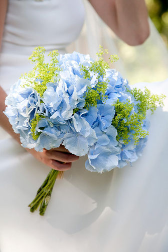 Imagen de boda civil al aire libre.