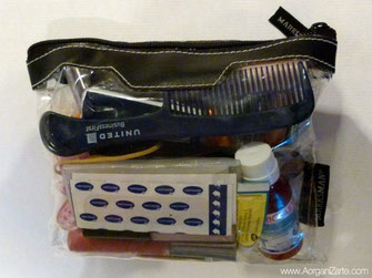 Utiliza estuches transparentes para guardar cosas pequeñas en el bolso - www.AorganiZarte.com
