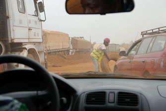 Bénin 2015: Fahrt von Cotonou nach Abomey (© Brühl Stiftung)