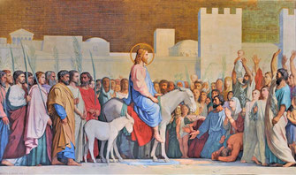 Le Christ entrant dans Jérusalem par Hippolyte Flandrin - 1842.