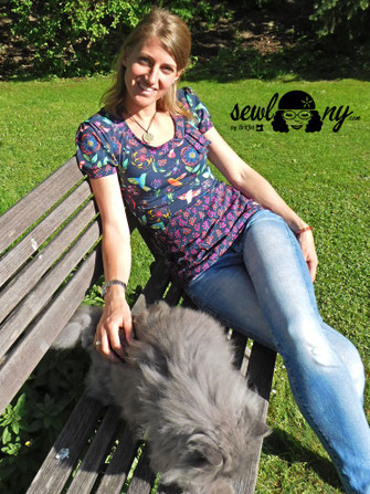 #Venla by Textilsucht - sittin' & waitin' with Danny, the cat