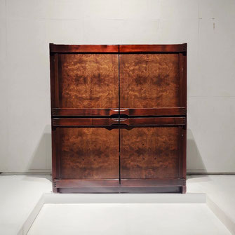 Franz Xaver Sproll  Storage / Cabinet by Sproll Cabinetmaker  Particle Board, Rosewood, Burl Walnut  Bern, Switzerland, ca.1960 PN.Moder pnmodern