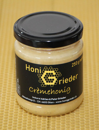 Cremehonig von Honiggrieder