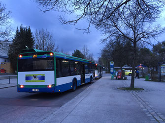 Busse des MVV am Taufkirchner Bahnhof - Foto: SPD