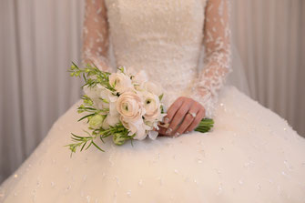 Brautkleid mit Ärmel
