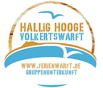 Das neue Logo des Ferienhaus Volkertswarft - Die Herberge im Meer