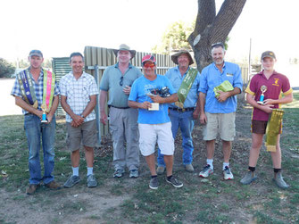 L-R: Phil. Grainger, Neville Bussell, Greg Rowe, John Wojcik, Gordon Twamley, Michael Rowan, Jack Sandral.