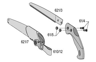 Ersatzteile für die Astsäge/Baumsäge Felco 621