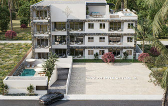 nouvelle résidence PALM PRESTIGE G+2 appartements et penthouse Mont Choisy ile maurice