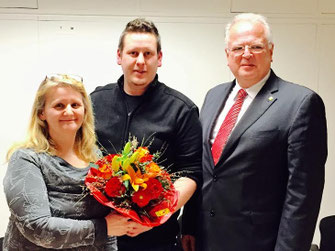 V.l.n.r.: DSAin Susanne Spillauer, Gemeinderat Thomas Jascha, Bürgermeister Dr. Reinhard Resch. Foto: zVg