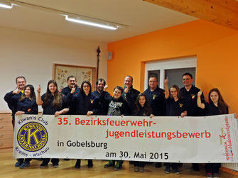 Sichtlich vorfreudig ist die FF Gobelsburg anzutreffen. Foto: Martin Hofbauer