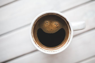 Kaffeetasse mit Smiley