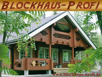 Winterfestes Ferienhaus mit Schlafboden - Holzschutz - Blockhaus bauen in Sachsen Anhalt - Magdeburg - Harz