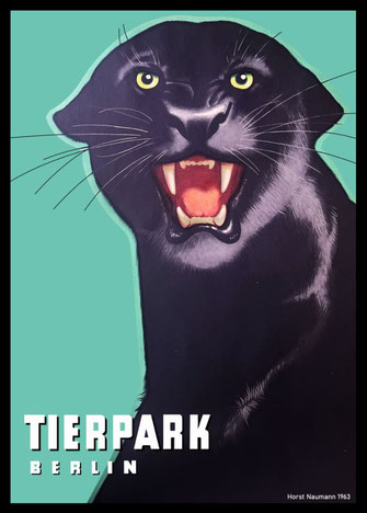 Tierpark Berlin Zoo 1963 poster