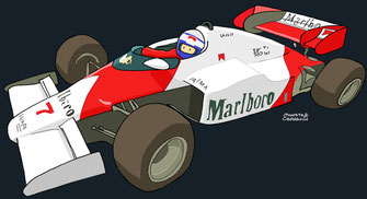 Alain Prost By Muneta & Cerracín
