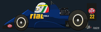 ANDREA de CESARIS by Muneta & Cerracín - Brabham BT56 - BMW L4 turbo