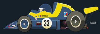 Patrick Depailler by Muneta & Cerracín