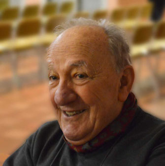 Edouard JOURDA Président de l'association de 2000 à 2009 en conférence à Collioure 