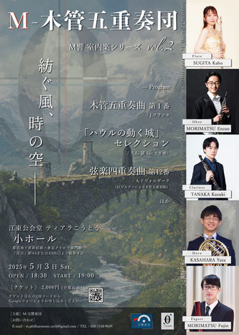 M-交響楽団 第２回演奏会 表面