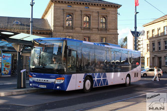 KH-V 441 Setra S415LE business, Hauptbahnhof in Mainz, 28.12.2023