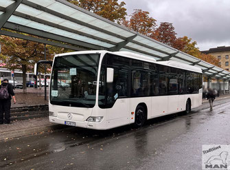 NK-HB 170, Mercedes-Benz Citaro I Facelift LE, Hauptbahnhof in Saarbrücken, 14.10.2022