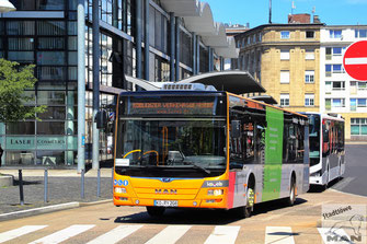 KO-RY 208, MAN Lion´s City Euro 6, Hauptbahnhof in Koblenz, 06.08.2022