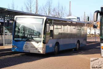 MZG-K 470, Wagen 947, Mercedes-Benz Citaro I, Bahnhof in Merzig(Saar), 20.02.2023